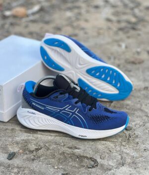 Blue & White ASICS Gel Cumulus 25 Running Shoes