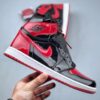 Red and Black Air Jordan 1 Sneakers Main Product Image